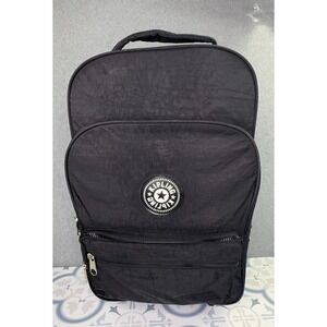 Kipling Gaze Wheeled‎ Backpack Travel Laptop Bag Black Rolling School Classic